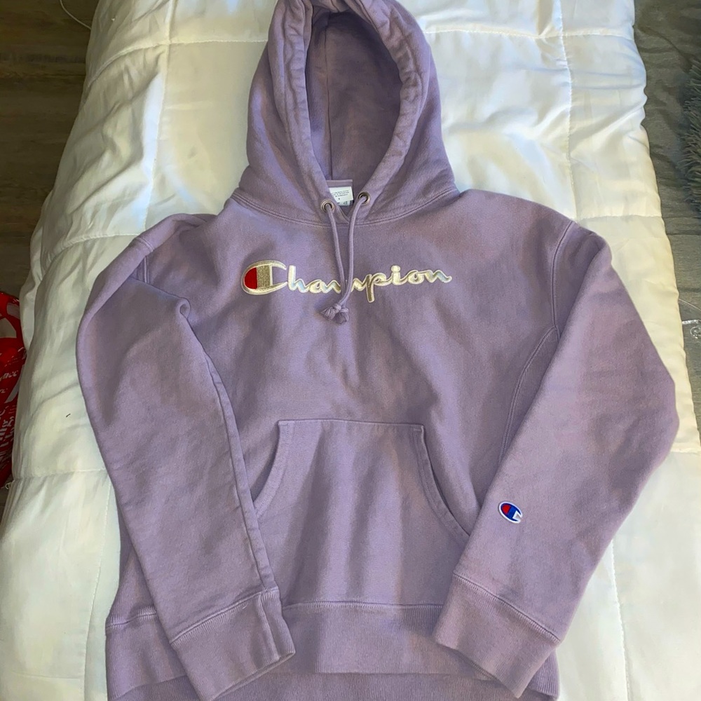Light purple champion hoodie